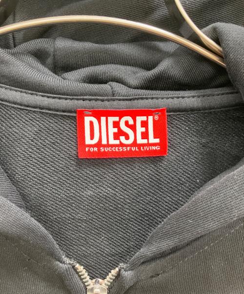 DIESEL（ディーゼル）DIESEL (ディーゼル) S-Boxt-Hood-Zip-Div ブラック サイズ:Mの古着・服飾アイテム