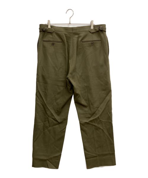 RALPH LAUREN Purple Label（ラルフ ローレン パープル レーベル）RALPH LAUREN PURPLE LABEL (ラルフ ローレン パープル レーベル) ウールスラックス カーキ サイズ:38の古着・服飾アイテム