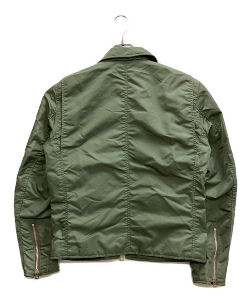 Schott（ショット）Schott (ショット) nano・universe (ナノ・ユニバース) 別注フライトジャケット カーキ サイズ:Mの古着・服飾アイテム
