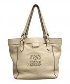 LOEWEロエベ）の古着「フスタアナグラムトートバッグ」｜ベージュ