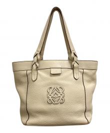 LOEWE（ロエベ）の古着「フスタアナグラムトートバッグ」｜ベージュ
