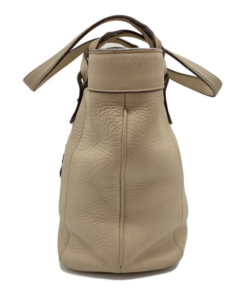 LOEWE（ロエベ）LOEWE (ロエベ) フスタアナグラムトートバッグ ベージュの古着・服飾アイテム