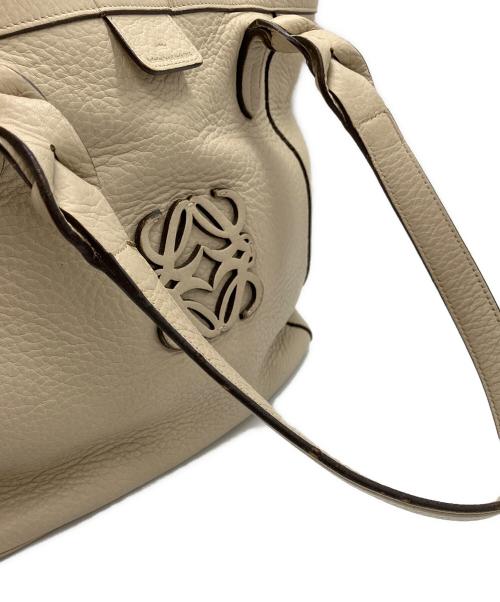 LOEWE（ロエベ）LOEWE (ロエベ) フスタアナグラムトートバッグ ベージュの古着・服飾アイテム