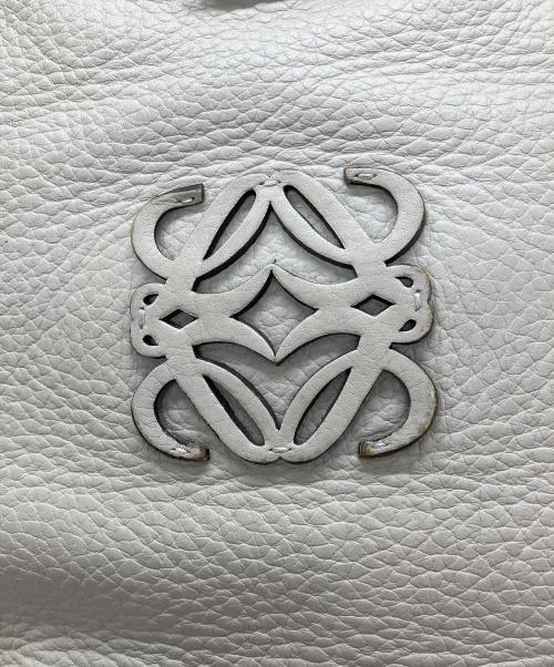 LOEWE（ロエベ）LOEWE (ロエベ) フスタアナグラムトートバッグ ベージュの古着・服飾アイテム