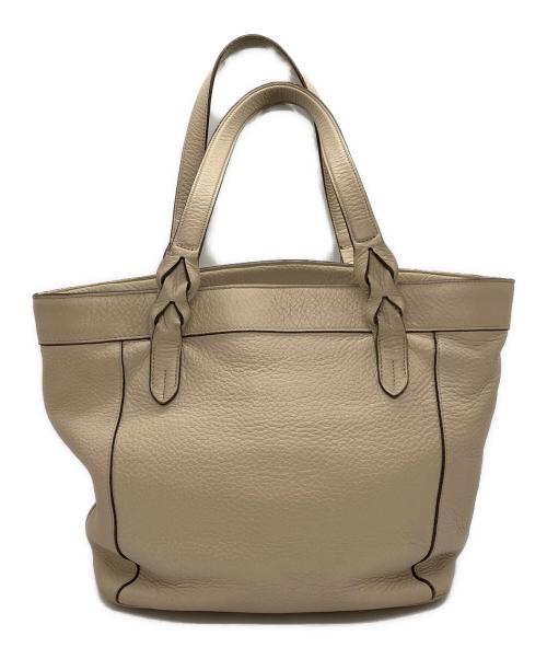 LOEWE（ロエベ）LOEWE (ロエベ) フスタアナグラムトートバッグ ベージュの古着・服飾アイテム