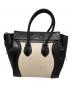 CELINE (セリーヌ) ラゲージミニショッパーバッグ ブラック×アイボリー：45000円