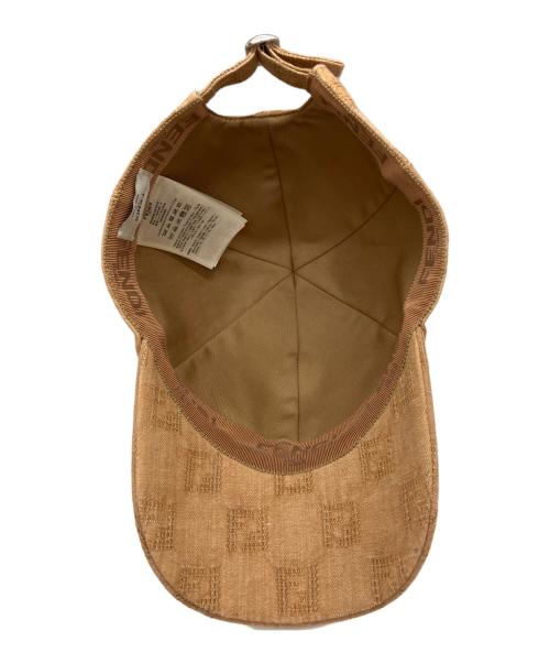 FENDI（フェンディ）FENDI (フェンディ) Fロゴデニムキャップ ベージュの古着・服飾アイテム