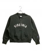 Champion×FRAMeWORKチャンピオン×フレームワーク）の古着「ハーフジップスウェット」｜カーキ