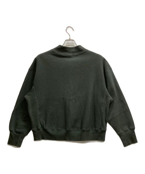 Champion（チャンピオン）Champion (チャンピオン) FRAMeWORK (フレームワーク) ハーフジップスウェット カーキ サイズ:Mの古着・服飾アイテム