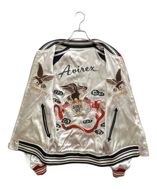 AVIREX（アヴィレックス）AVIREX (アヴィレックス) リバーシブルスーベニアスカジャン レッド サイズ:Mの古着・服飾アイテム