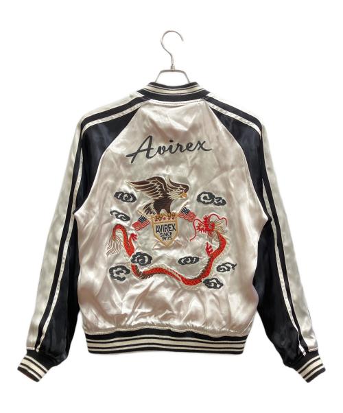 AVIREX（アヴィレックス）AVIREX (アヴィレックス) リバーシブルスーベニアスカジャン レッド サイズ:Mの古着・服飾アイテム