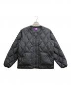 THE NORTHFACE PURPLELABELザ・ノースフェイス パープルレーベル）の古着「PERTEX QUANTUM PLAS Field Down Cardigan」｜ブラック