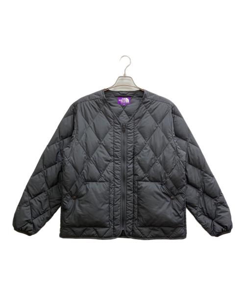 THE NORTHFACE PURPLELABEL（ザ・ノースフェイス パープルレーベル）THE NORTHFACE PURPLELABEL (ザ・ノースフェイス パープルレーベル) PERTEX QUANTUM PLAS Field Down Cardigan ブラック サイズ:Mの古着・服飾アイテム