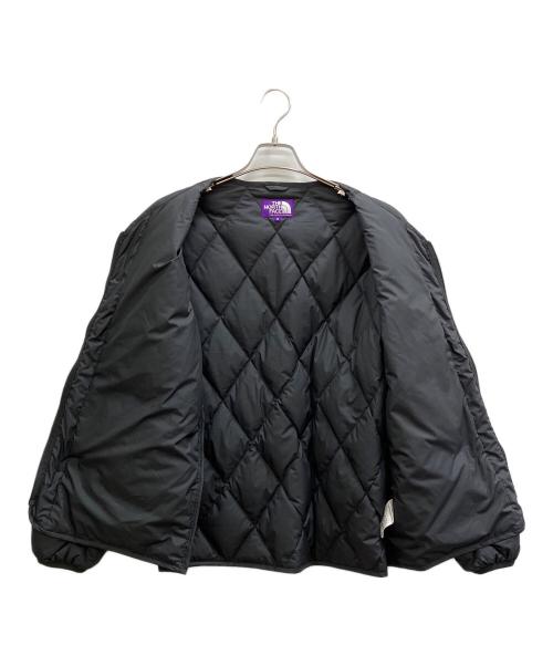 THE NORTHFACE PURPLELABEL（ザ・ノースフェイス パープルレーベル）THE NORTHFACE PURPLELABEL (ザ・ノースフェイス パープルレーベル) PERTEX QUANTUM PLAS Field Down Cardigan ブラック サイズ:Mの古着・服飾アイテム