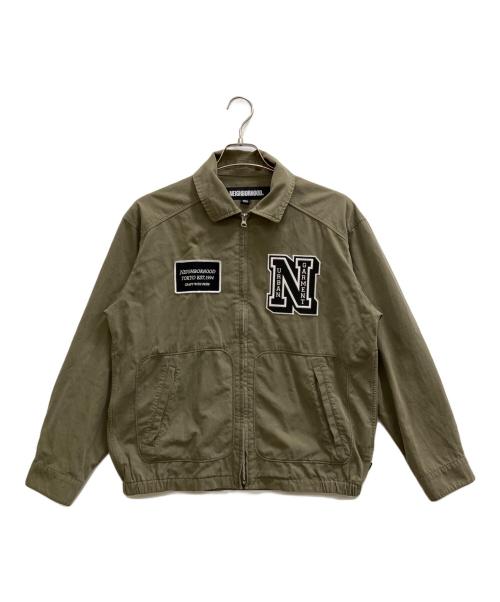 NEIGHBORHOOD（ネイバーフッド）NEIGHBORHOOD (ネイバーフッド) WASHED ZIP WORK JACKET カーキ サイズ:Sの古着・服飾アイテム