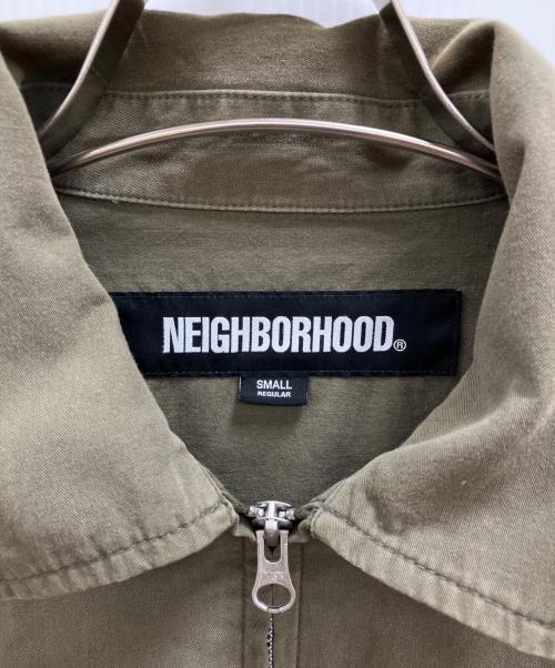 NEIGHBORHOOD（ネイバーフッド）NEIGHBORHOOD (ネイバーフッド) WASHED ZIP WORK JACKET カーキ サイズ:Sの古着・服飾アイテム