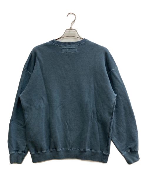 NEIGHBORHOOD（ネイバーフッド）NEIGHBORHOOD (ネイバーフッド) PIGMENT DYED SWEAT SHIRT LS ブルー サイズ:Mの古着・服飾アイテム