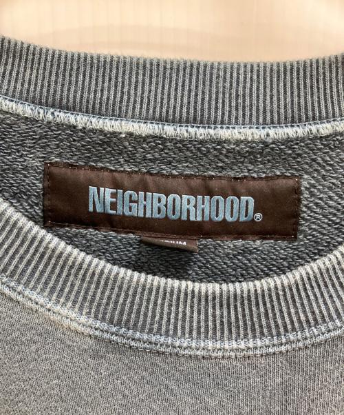 NEIGHBORHOOD（ネイバーフッド）NEIGHBORHOOD (ネイバーフッド) PIGMENT DYED SWEAT SHIRT LS ブルー サイズ:Mの古着・服飾アイテム