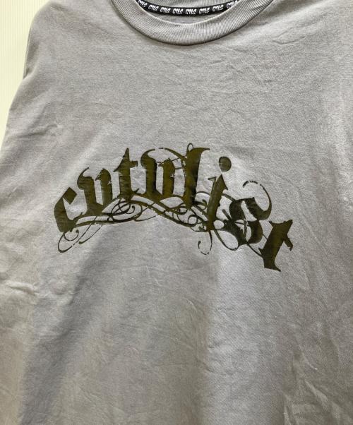 CVTVLIST（カタリスト）CVTVLIST (カタリスト) ロゴロングスリーブカットソー グレー サイズ:2の古着・服飾アイテム