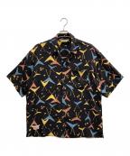 Schott×PINEAPPLE JUICEショット×パインアップル ジュース）の古着「ATOMIC RAYON SHIRT」｜ブラック