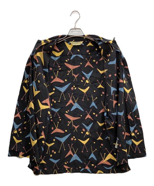 Schott（ショット）Schott (ショット) PINEAPPLE JUICE (パインアップル ジュース) ATOMIC RAYON SHIRT ブラック サイズ:XLの古着・服飾アイテム