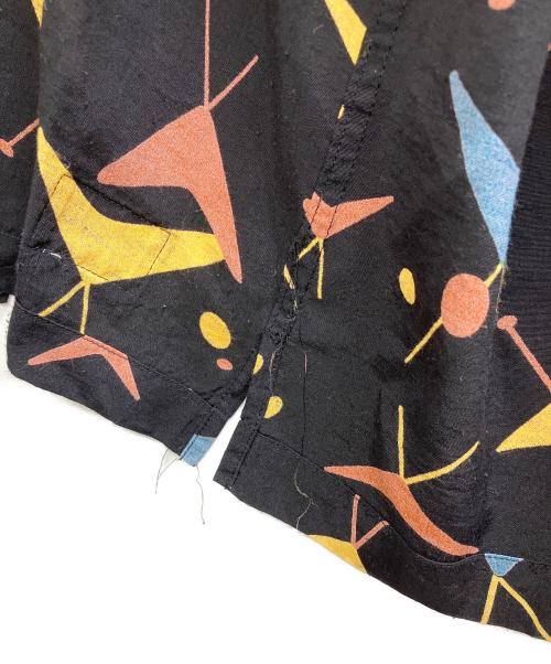 Schott（ショット）Schott (ショット) PINEAPPLE JUICE (パインアップル ジュース) ATOMIC RAYON SHIRT ブラック サイズ:XLの古着・服飾アイテム
