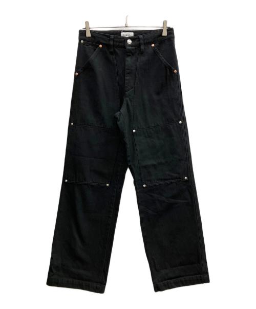 TANAKA（タナカ）TANAKA (タナカ) WORK JEAN TROUSERS ブラック サイズ:28の古着・服飾アイテム
