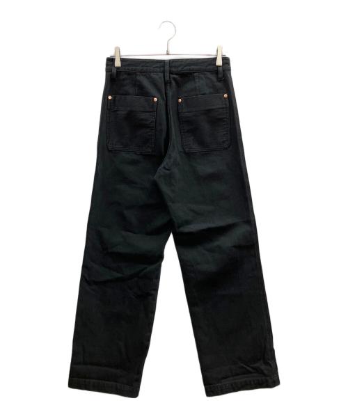 TANAKA（タナカ）TANAKA (タナカ) WORK JEAN TROUSERS ブラック サイズ:28の古着・服飾アイテム