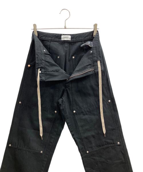 TANAKA（タナカ）TANAKA (タナカ) WORK JEAN TROUSERS ブラック サイズ:28の古着・服飾アイテム