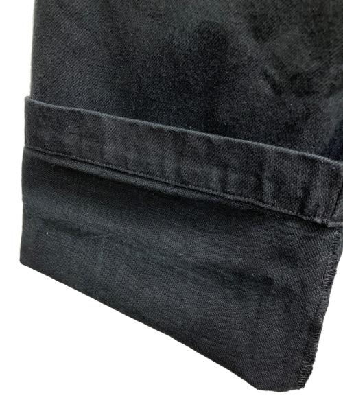 TANAKA（タナカ）TANAKA (タナカ) WORK JEAN TROUSERS ブラック サイズ:28の古着・服飾アイテム