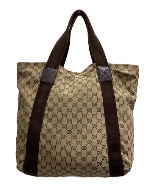 GUCCI（グッチ）GUCCI (グッチ) トートバッグ ブラウンの古着・服飾アイテム
