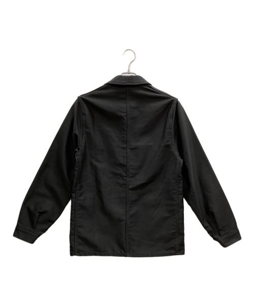 LABOUREUR（ラブルール）laboureur (ラブルール) ブラックモールスキンジャケット ブラック サイズ:40の古着・服飾アイテム