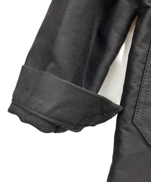 LABOUREUR（ラブルール）laboureur (ラブルール) ブラックモールスキンジャケット ブラック サイズ:40の古着・服飾アイテム