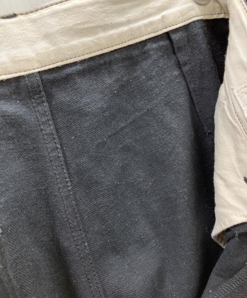 Graphpaper（グラフペーパー）Graphpaper (グラフペーパー) Selvage Denim Belted Pants ブラック サイズ:2の古着・服飾アイテム