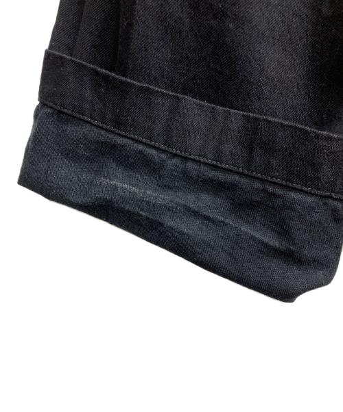 Graphpaper（グラフペーパー）Graphpaper (グラフペーパー) Selvage Denim Belted Pants ブラック サイズ:2の古着・服飾アイテム