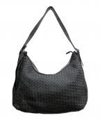 Llifeライフ）の古着「COW LEATHER MESH BAG」｜ブラック