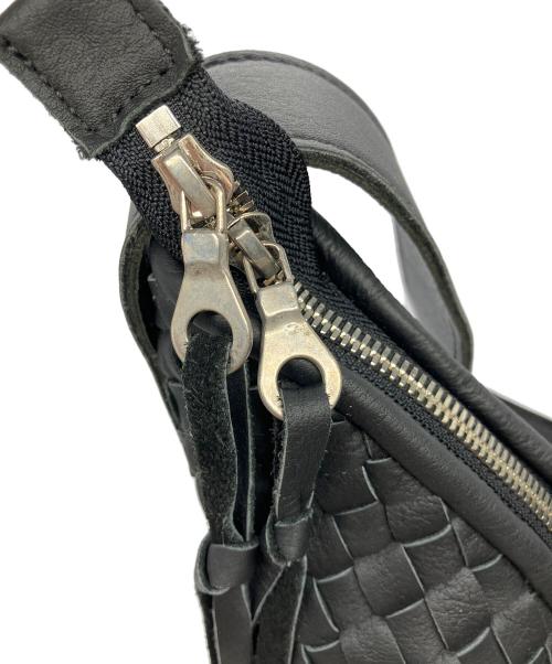 Llife（ライフ）Llife (ライフ) COW LEATHER MESH BAG ブラックの古着・服飾アイテム