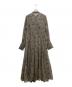 AMERI (アメリ) DOT FLOWER VEIL DRESS ブラウン サイズ:M：16000円
