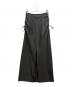 AMERI（アメリ）の古着「STRIPE DARWSTRING LONG SKIRT」｜グレー
