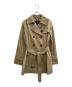 中古・古着 BURBERRY LONDON (バーバリーロンドン) 裏ノバチェックショートトレンチコート ベージュ サイズ:40：18000円