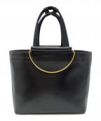 texnhテクネ）の古着「BRASS HANDLE TOTE / S」｜ブラック