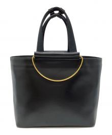 texnh（テクネ）の古着「BRASS HANDLE TOTE / S」｜ブラック