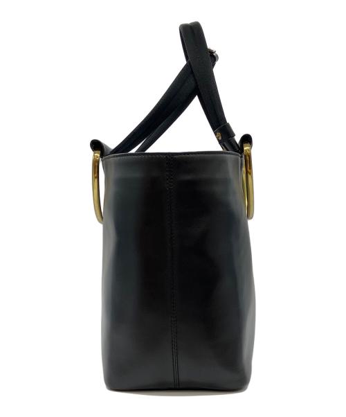 texnh（テクネ）texnh (テクネ) BRASS HANDLE TOTE / S ブラックの古着・服飾アイテム