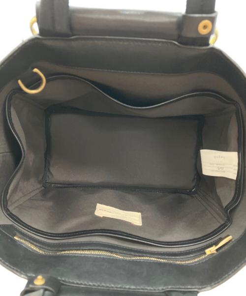texnh（テクネ）texnh (テクネ) BRASS HANDLE TOTE / S ブラックの古着・服飾アイテム