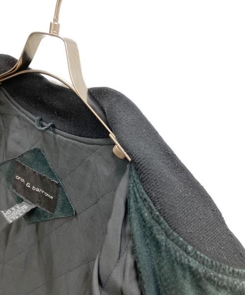 CROFT&BARROW（クロフトアンドバロー）CROFT&BARROW (クロフトアンドバロー) レザーボンバージャケット ブラック サイズ:XXLの古着・服飾アイテム