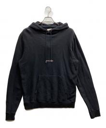 Saint Laurent Paris（サンローランパリ）の古着「ロゴプリントパーカー」｜ブラック
