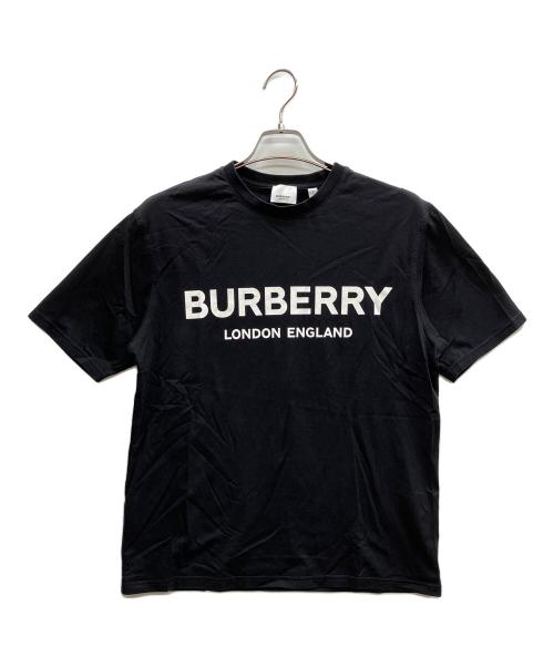 BURBERRY LONDON（バーバリーロンドン）BURBERRY LONDON (バーバリーロンドン) ロゴプリントTシャツ ブラック サイズ:Sの古着・服飾アイテム