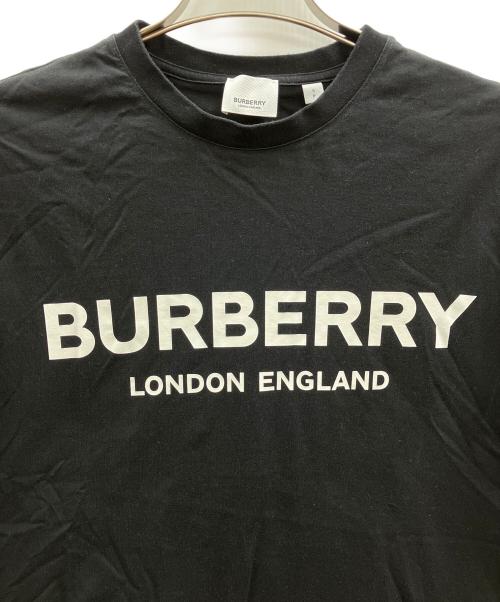 BURBERRY LONDON（バーバリーロンドン）BURBERRY LONDON (バーバリーロンドン) ロゴプリントTシャツ ブラック サイズ:Sの古着・服飾アイテム