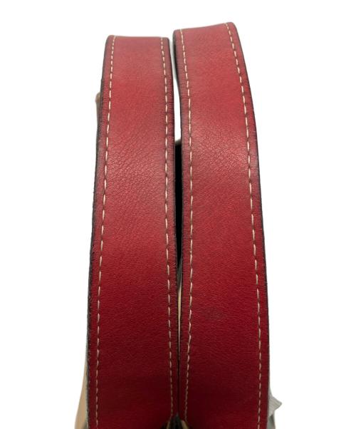 BURBERRY LONDON（バーバリーロンドン）BURBERRY LONDON (バーバリーロンドン) ノバチェックミニトートバッグ ベージュ×レッドの古着・服飾アイテム