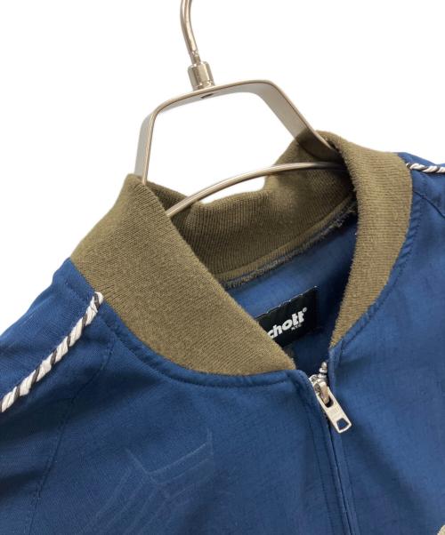 Schott（ショット）Schott (ショット) スカジャン ネイビー サイズ:Mの古着・服飾アイテム